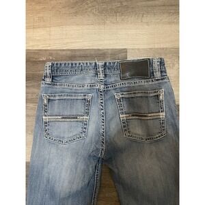 Rock‎ & Roll Cowboy Jeans Mens 30 Straight Leg Medium Wash Stretch Denim